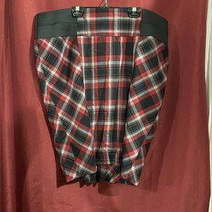 Torrid Red Plaid Pencil Skirt | Size 20
